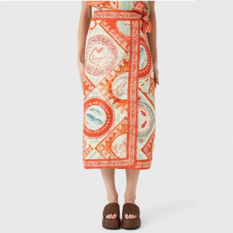 New Women Unique Original Flor - Midi Skirt Floral review and price
