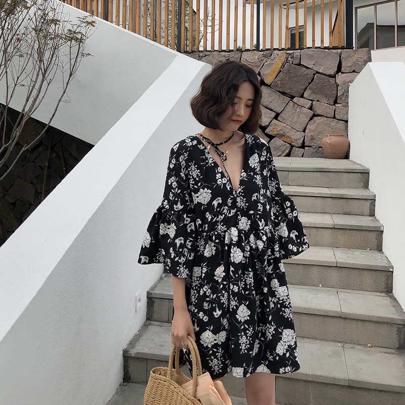 Bali Beach Vacation Beach Skir - Midi Skirt Floral review and price