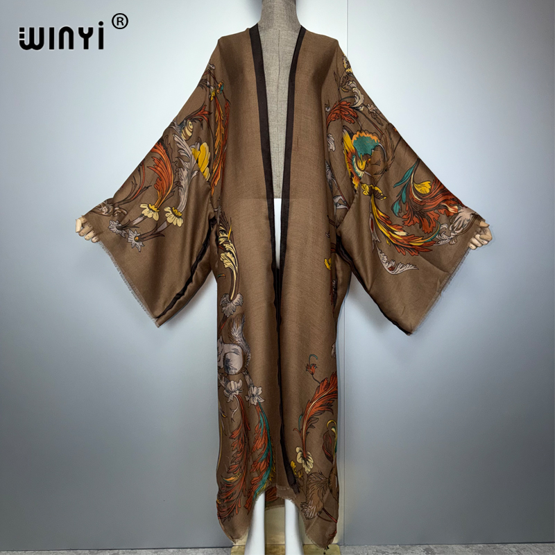 WINYI Africa Boho Kimono Maxi  - Cover Up Kaftan review and price