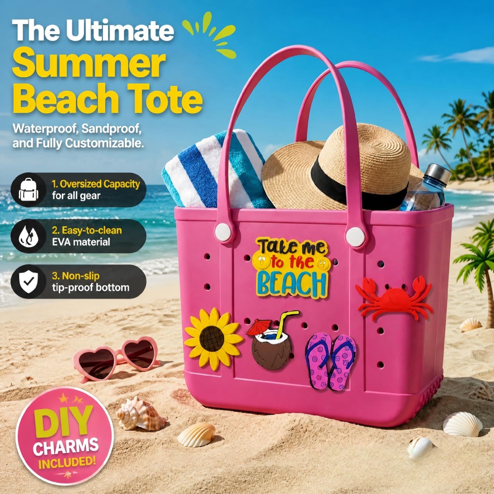 Womens Large EVA Beach Handbag - Tote Bag Beach review and price