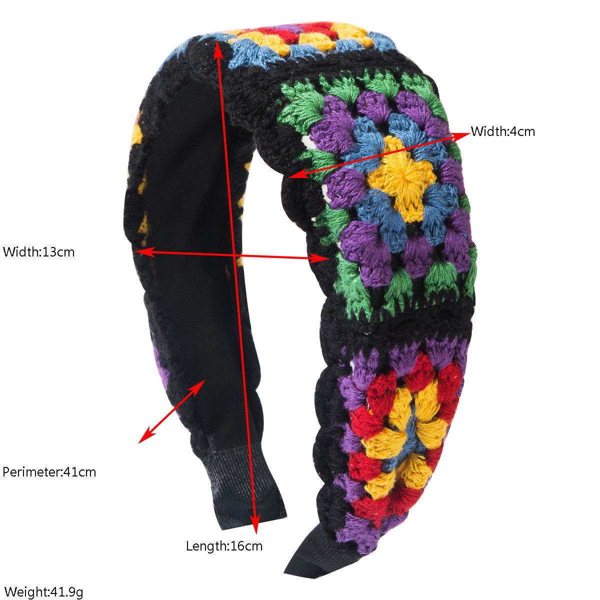 Boho Hand Knit Crochet Flower  - Headband Summer Knit review and price