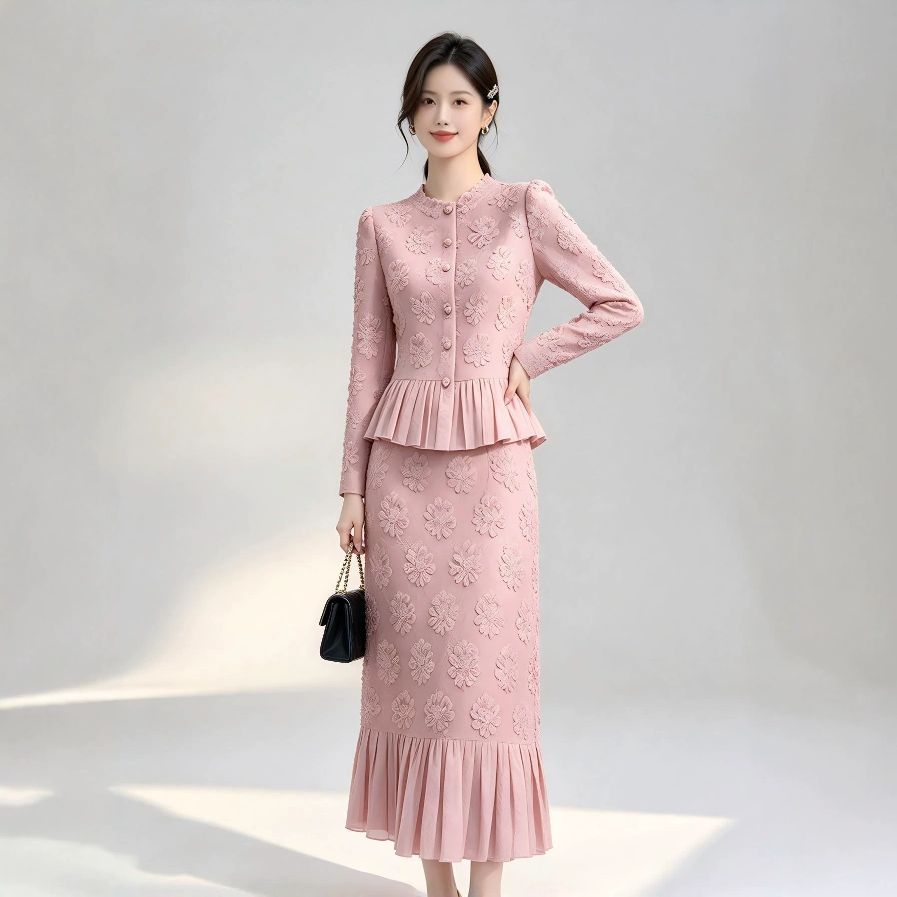 Miyake Women 2Pcs Floral Embro - Midi Skirt Floral review and price