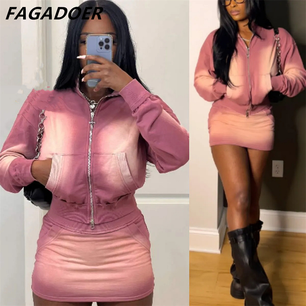 FAGADOER Pink Tie Dye Print Tw - Crop Top Crochet review and price